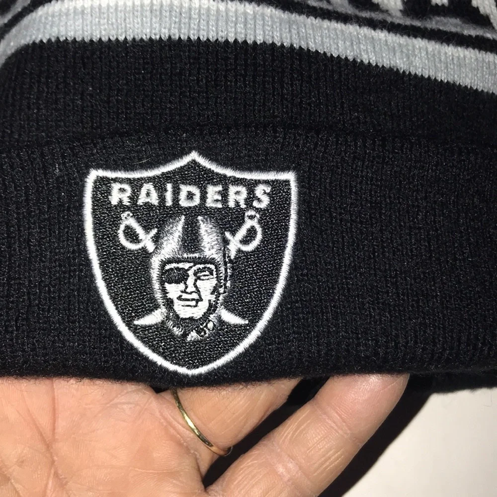 Kids NFL Raiders Beanie Hat